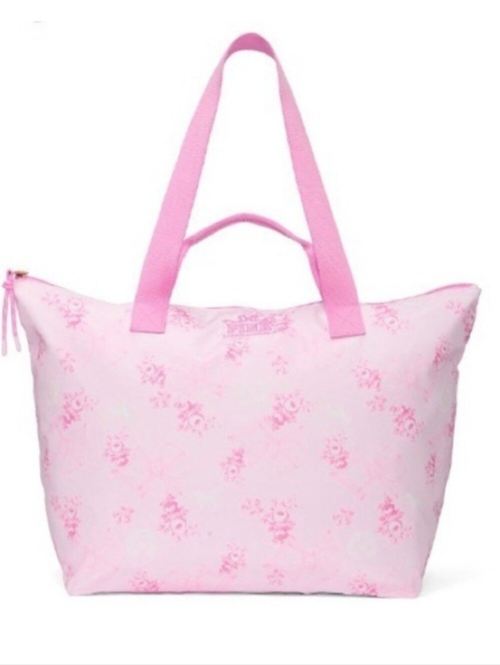 Limited edition PINK Victoria's Secret x LoveShackFancy Tote and Cosmetic Bag